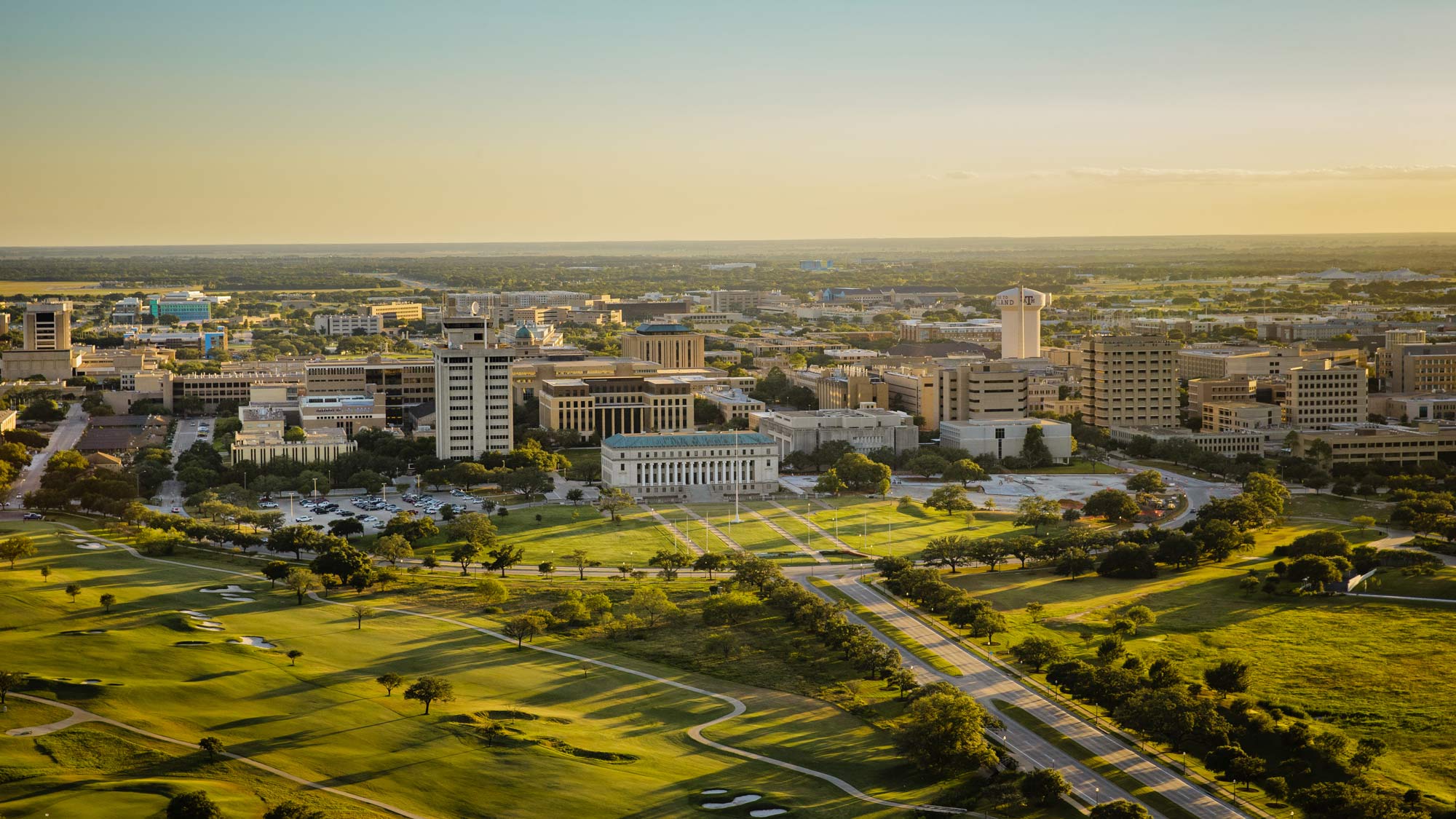 Aerial View of the Texas A&M Campus