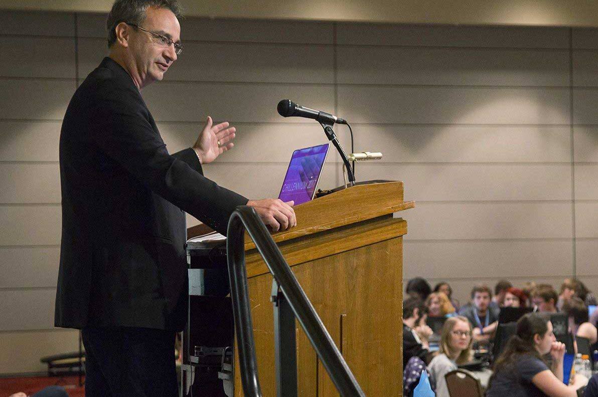 Andre Thomas speaking at Chillennium '17