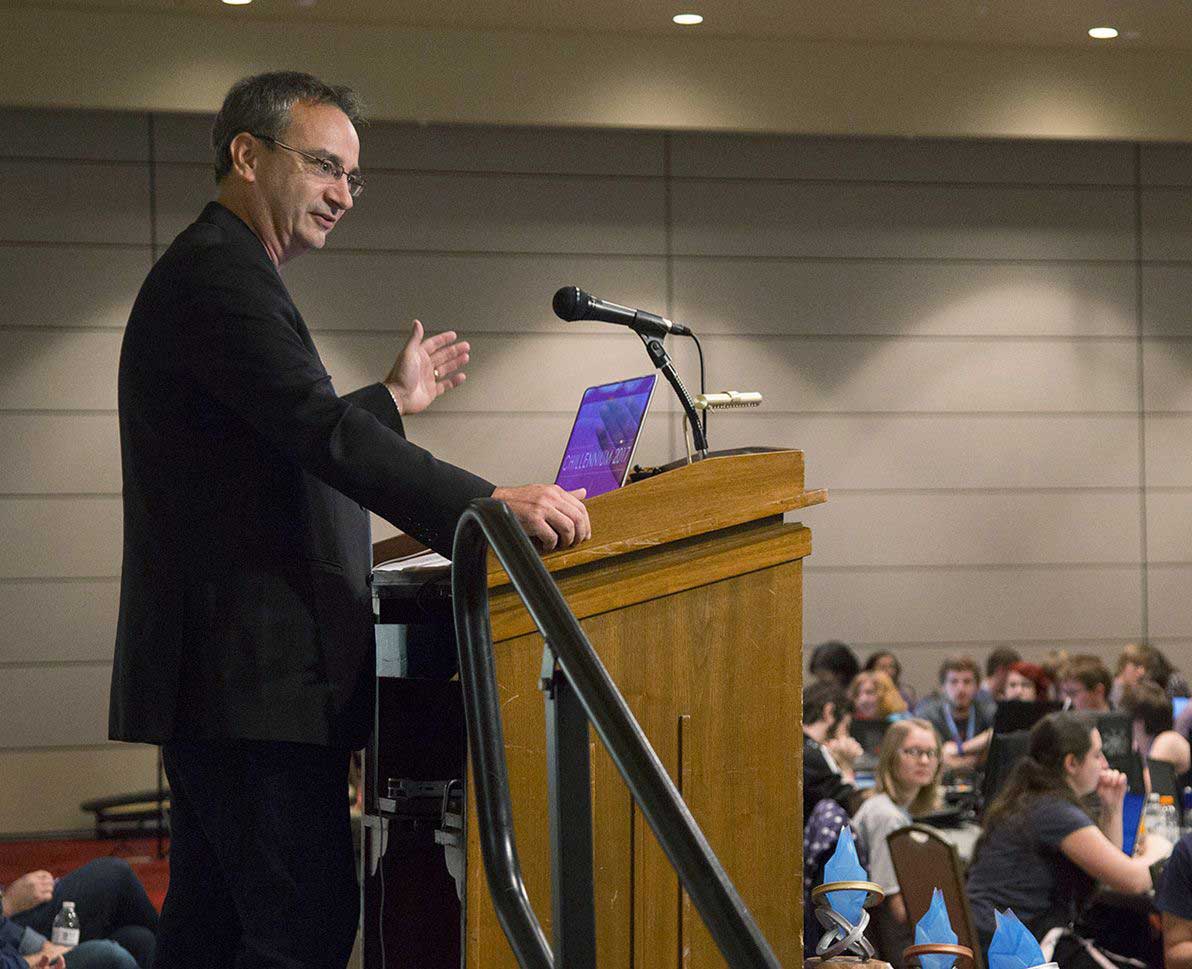 Andre Thomas speaking at Chillennium '17
