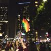 Dozens of Aggies took part in Pride Houston events, including the Pride Parade.