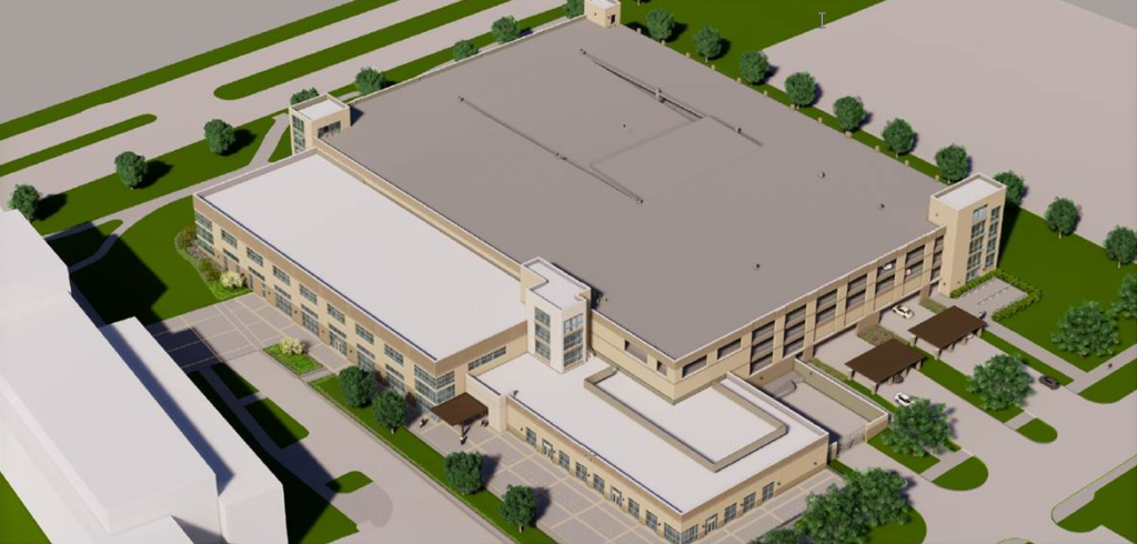 Polo Garage Project digital rendering.
