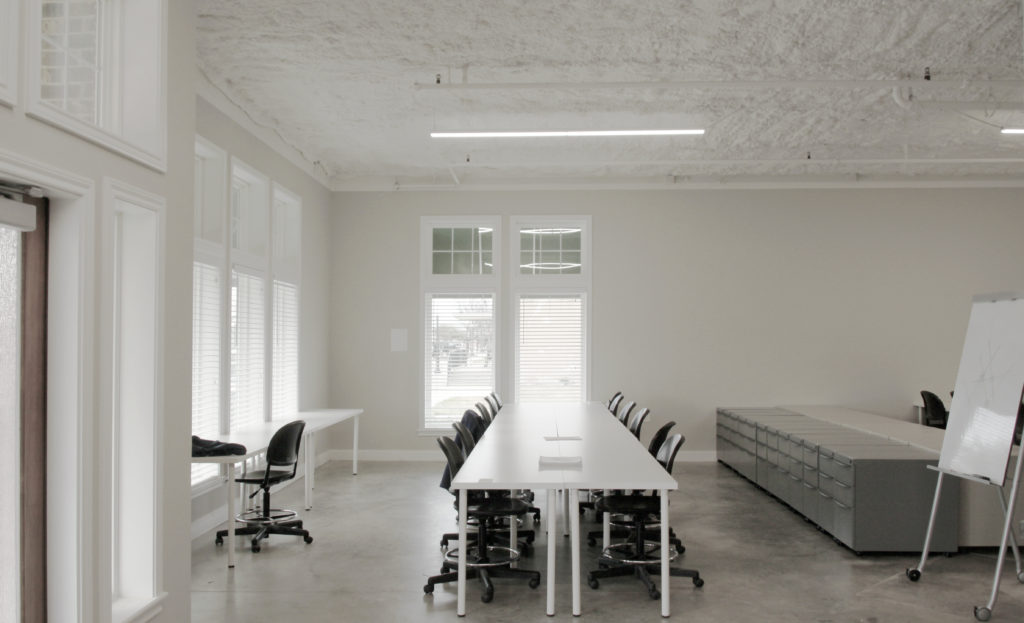 COA North features flexible classroom, studio and exhibit space in Downtown Bryan.