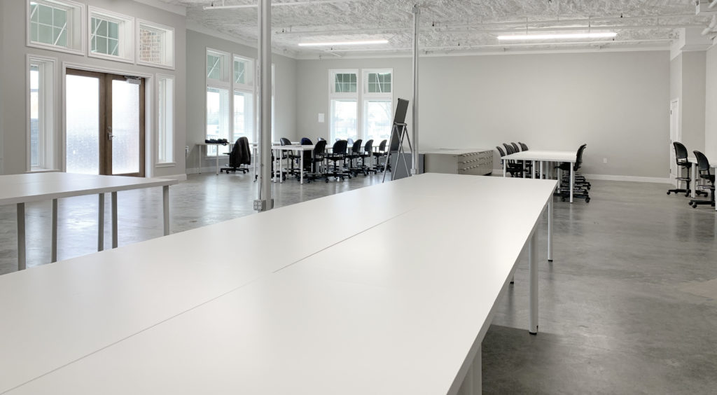 COA North features flexible classroom, studio and exhibit space in Downtown Bryan.
