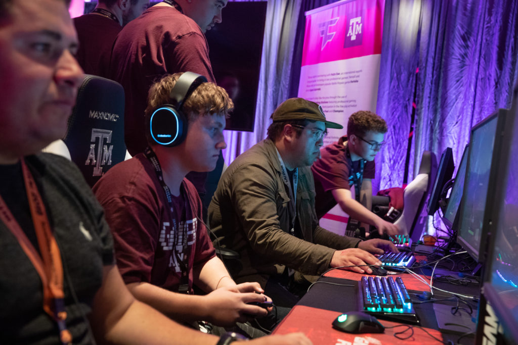 Open gaming at the Texas A&M [Power] House during SXSW.