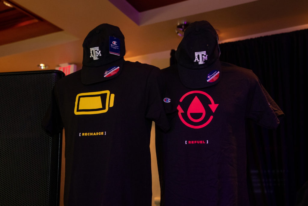 Texas A&M [Power] House guests had an opportunity to win exclusive Champion apparel.