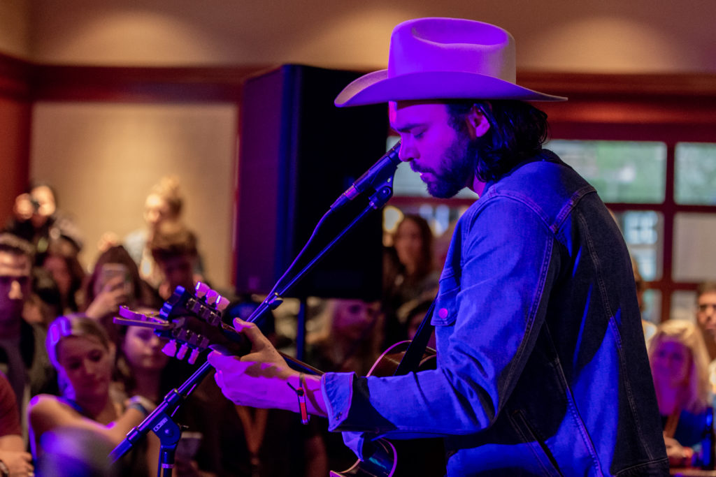 Shakey Graves performs at the Texas A&M X Champion Showcase at SXSW.