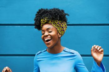 Smiling woman