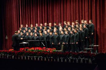 The Singing Cadets in concert in 2015.