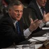 Chairman Richard Burr (R-NC) speaks during the Senate (Select) Intelligence Committee hearing at the Hart Senate Building on February 9, 2016 in Washington, D.C.