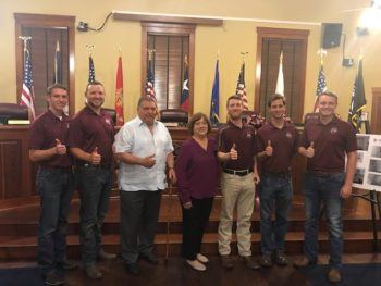 BUILD members at Laredo ceremony