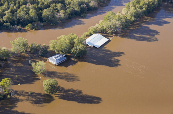 Post-Matthew flooding in eastern North Carolina.