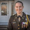 Alyssa Marie Michalke, the first woman as Corps Commander.