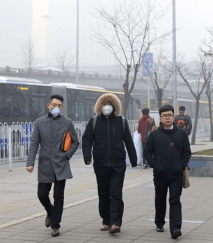 Facemasks are a common sight throughout China.