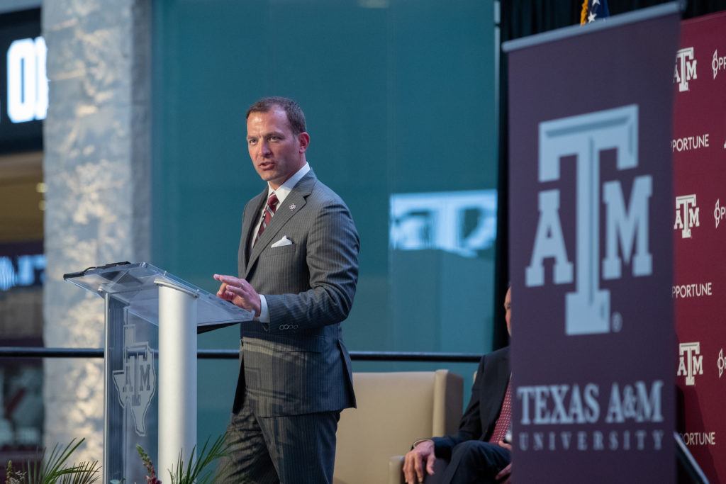 Incoming Texas A&M University Director of Athletics Ross Bjork.