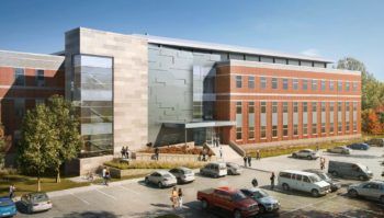 Digital rendering of the Medical Research and Education Building II.
