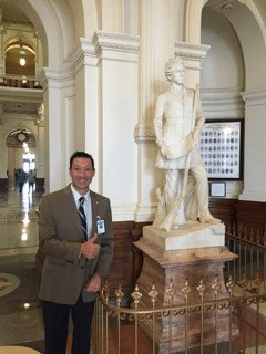 Dave Fujimoto during his summer 2016 internship in Austin