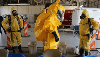 anthrax vaccine- lab coats