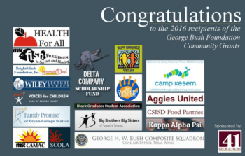 2016 George Bush Foundation Community Grant Recipients
