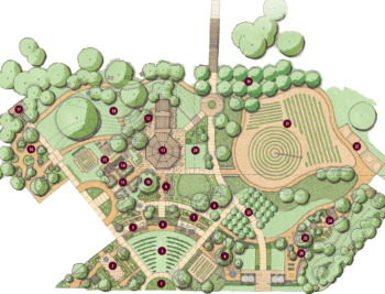 the Leach Teaching Gardens