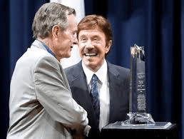George Bush & Chuck Norris