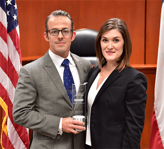 Christopher Hamilton and Jessica Holtman