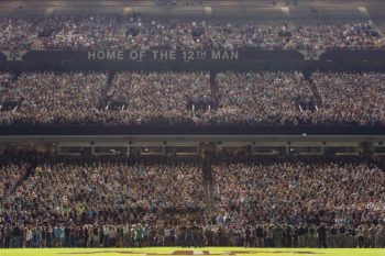 Midnight Yell at Kyle Field.