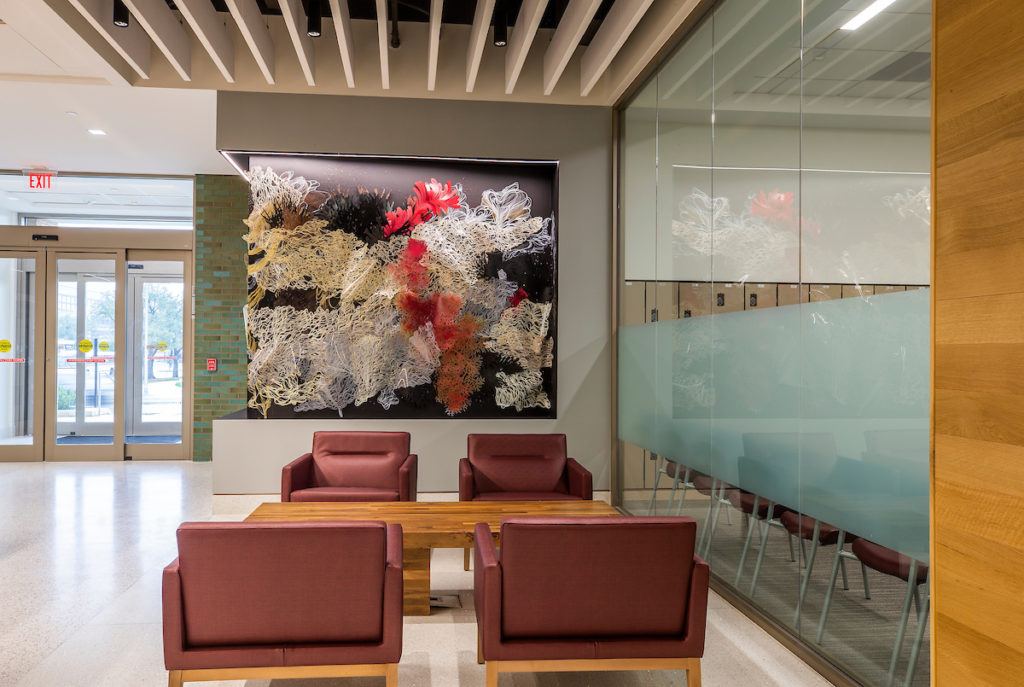 interior view of the student services building