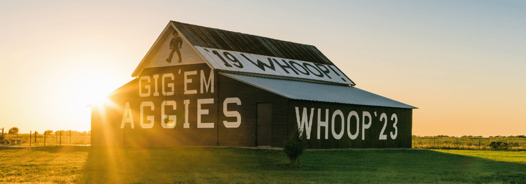 a photo of the Aggie Barn