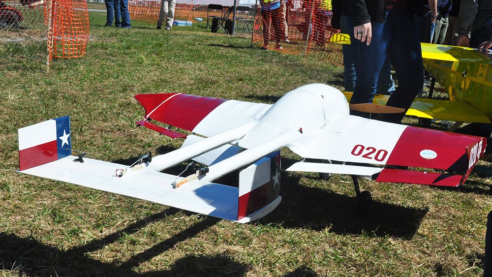 close up image of the small white airplane