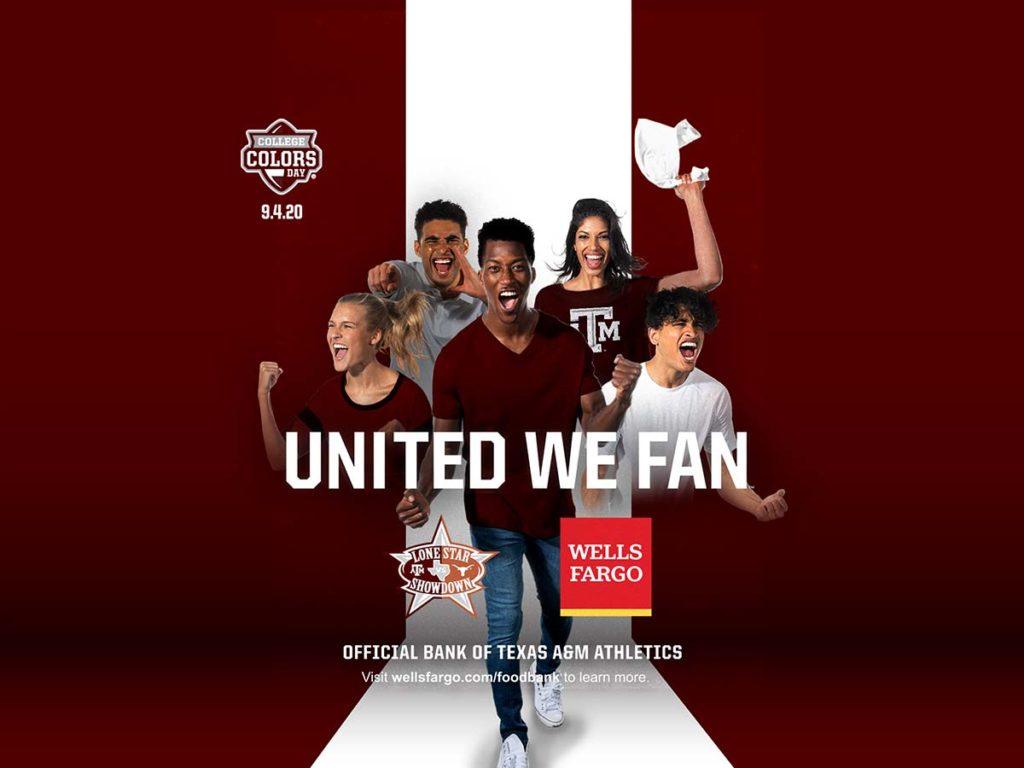 a graphic that reads United We Fan