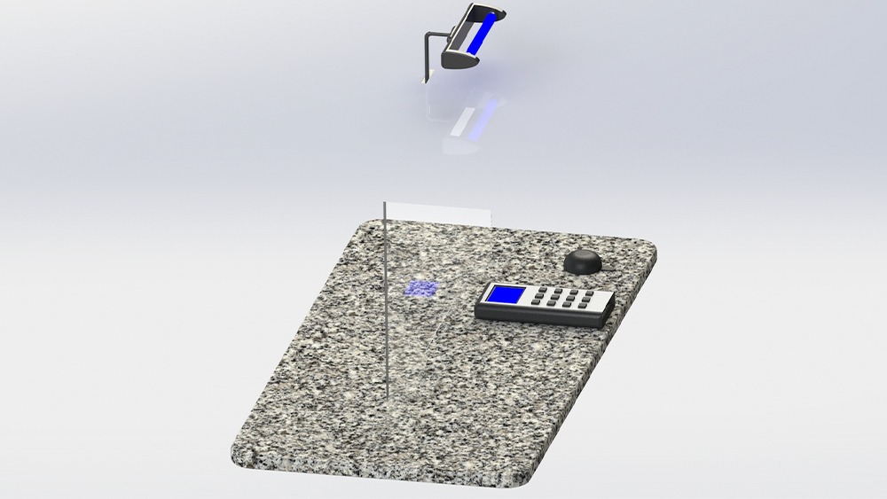 image of the design of the sterilight device