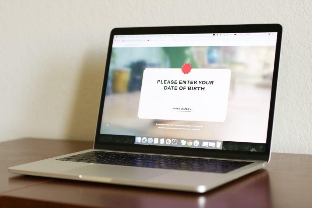 alcohol website age gate