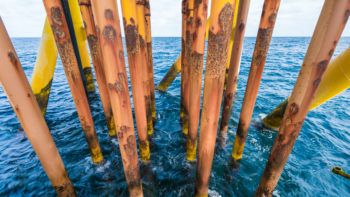 corroded metals in water