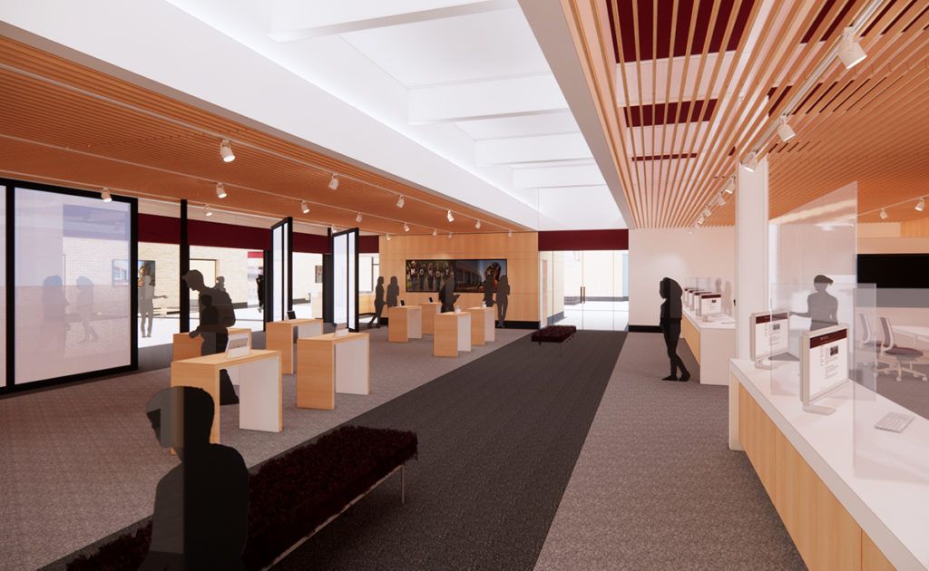 interior of the Aggie One Stop