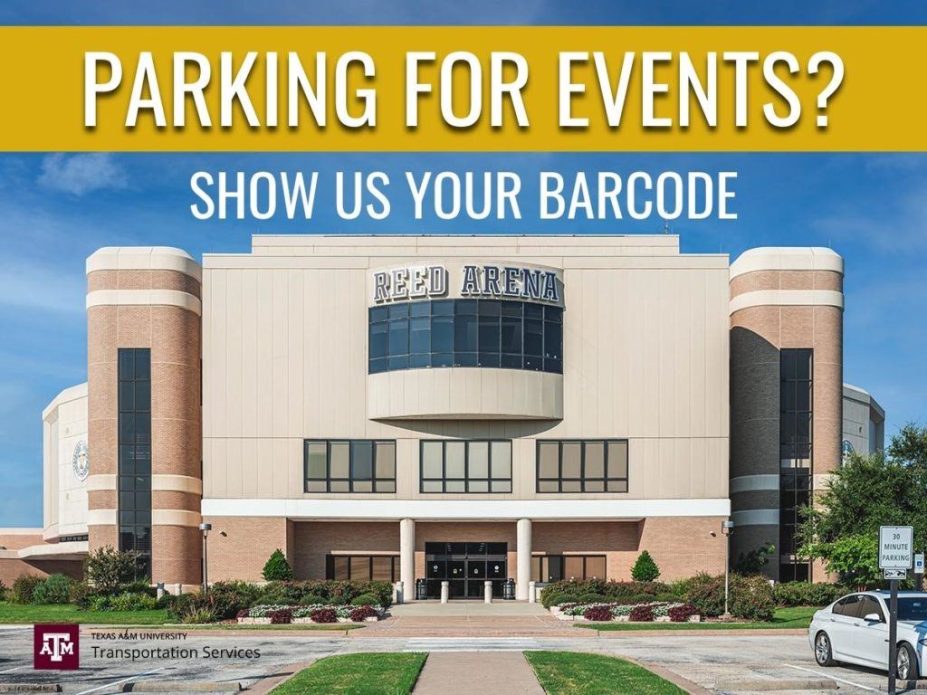 Parking for Events? Show us your barcode
