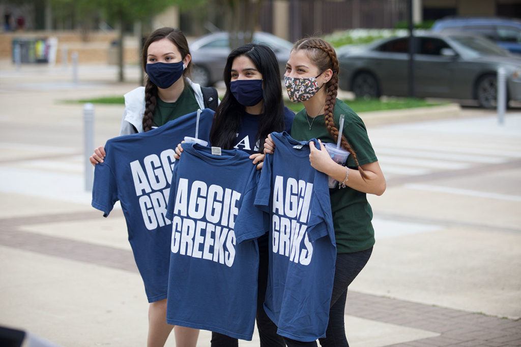 members of the Aggie Greek community
