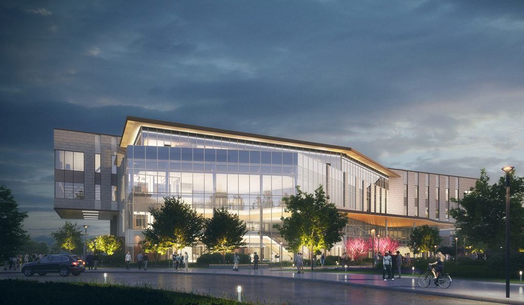a rendering of the Business Education Complex