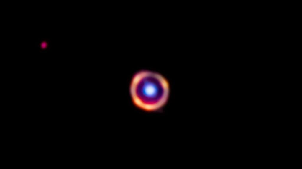 Image of an Einstein ring