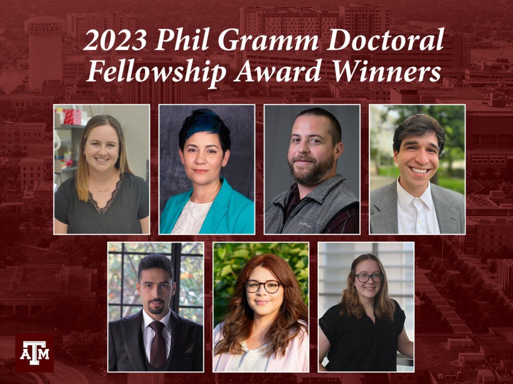 2023 Phil Gramm Doctoral Fellowship Award Winners