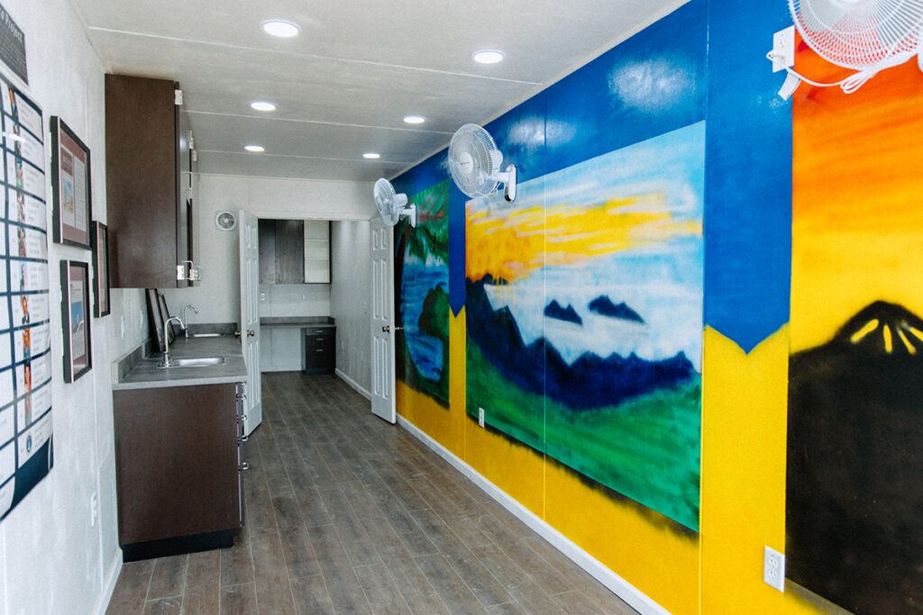 the interior of a Texas Aggie Medical Clinic