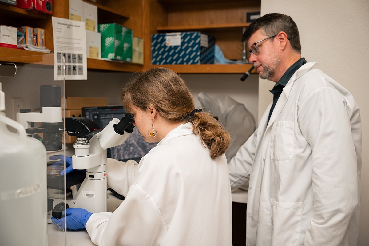 Dr. Weston Porter and Ramsey Jenschke