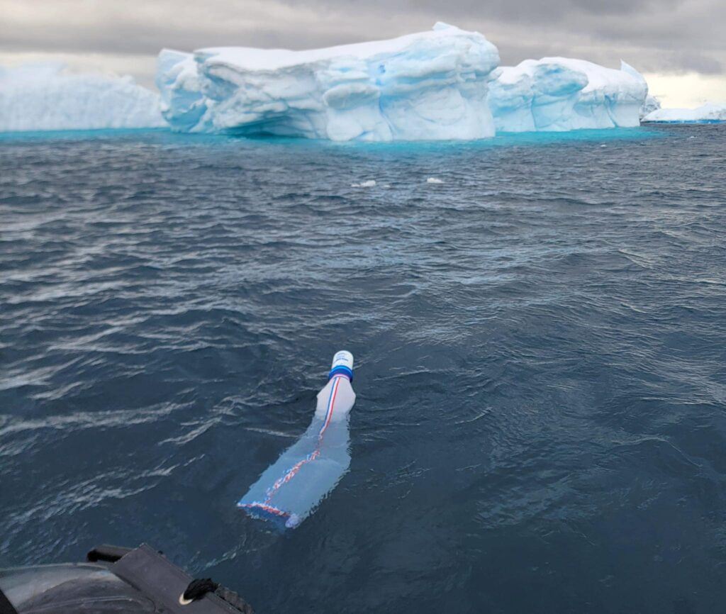the group collecting water samples
