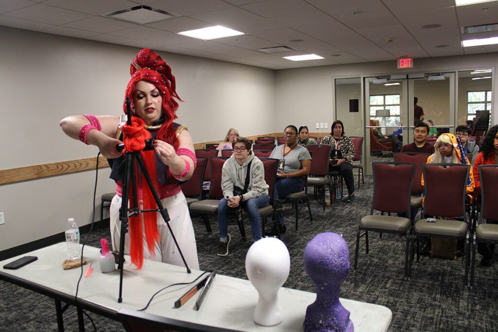 an AggieCon presenter