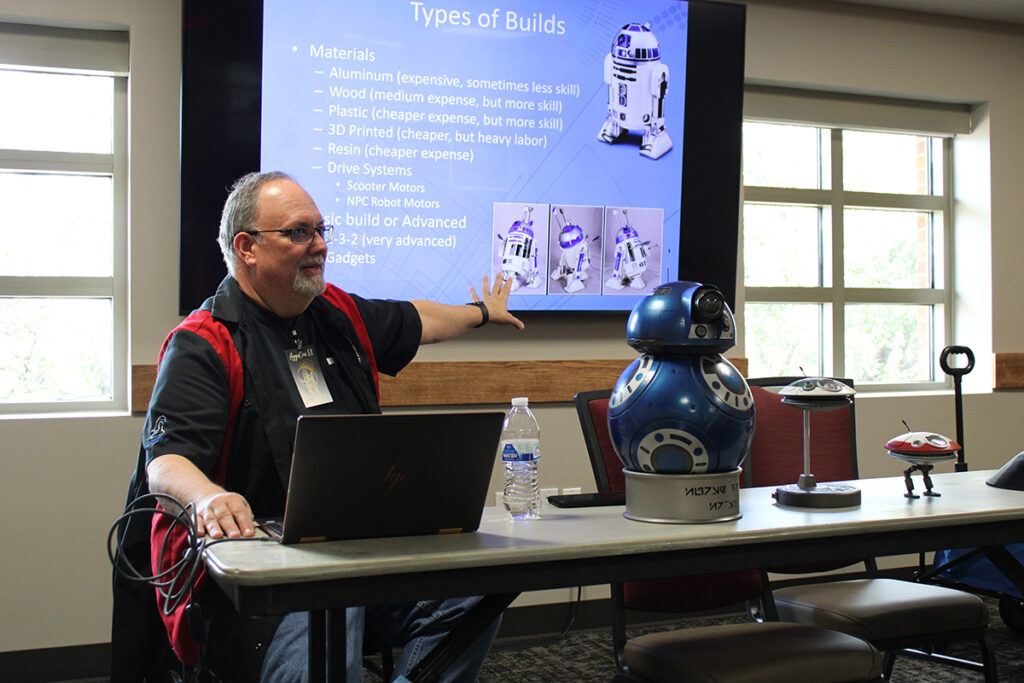 An AggieCon 53 presenter