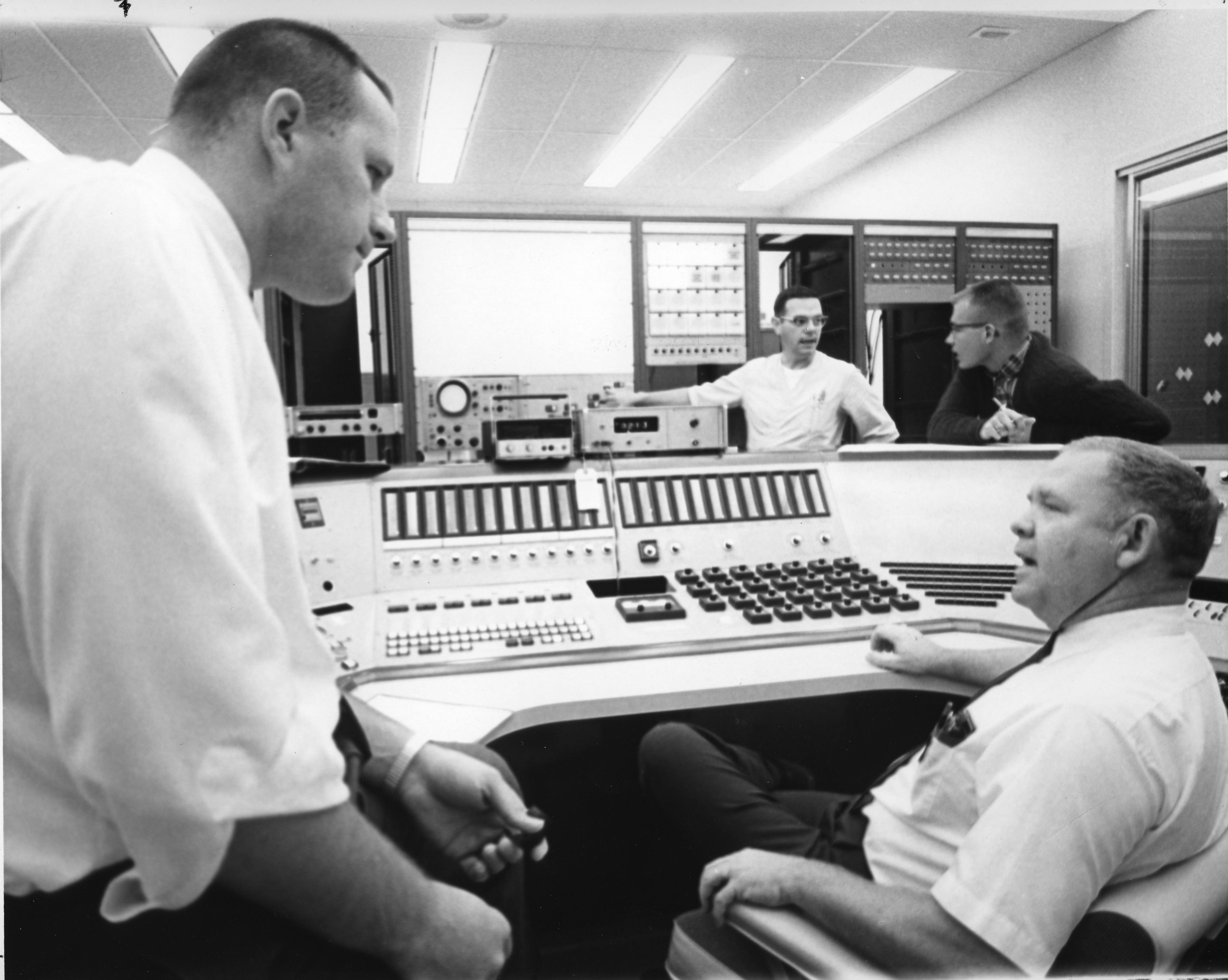 The Cyclotron control room, pictured in 1970