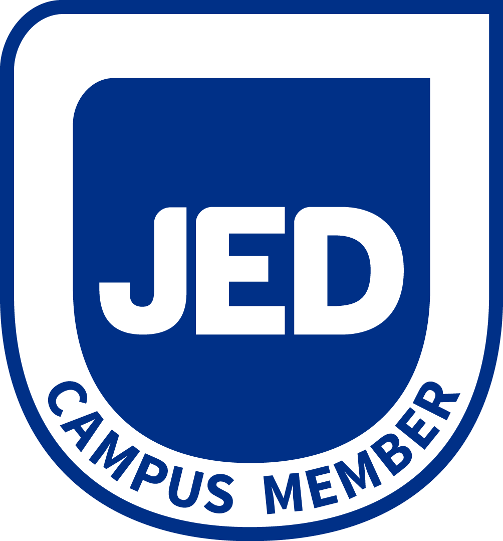 Seal that reads "JED Campus Member"