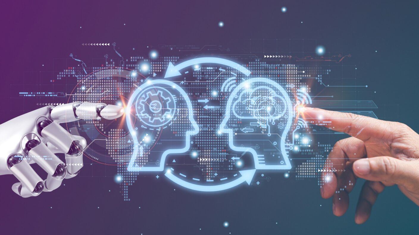 An artist's illustration representing artificial intelligence
