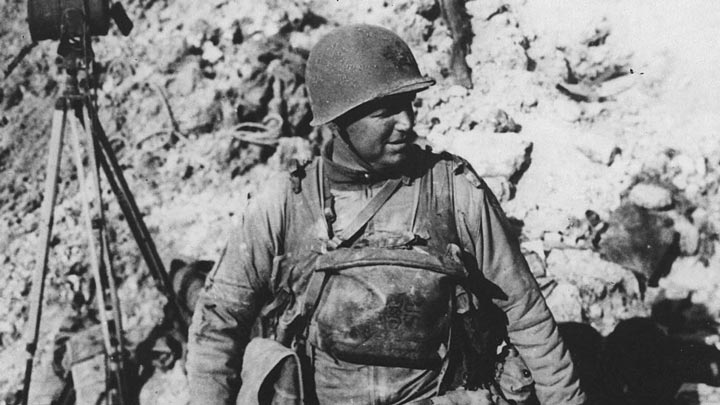 Historic photo of Gen. Earl Rudder during World War II