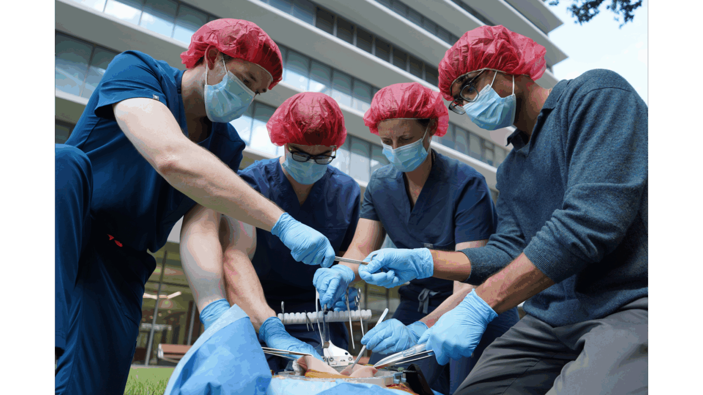 WildOR KIt and ART system deployed and operated by four School of Medical Engineering Students