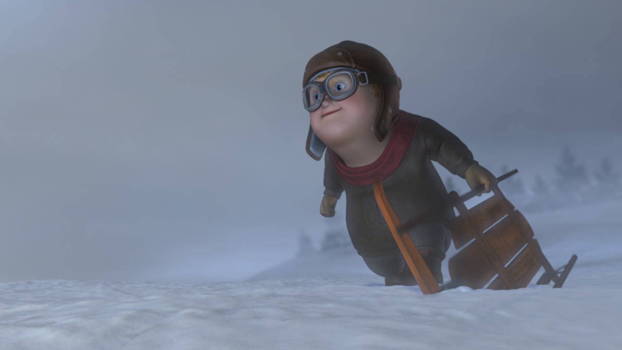 “Sleddin’,” created by Texas A&M students
